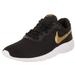 Nike Shoes | Nike Tanjun Gs Black Metallic Gold White Big Kids Running Shoes - 4 Y | Color: Black/Gold | Size: 4bb