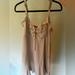 American Eagle Outfitters Dresses | Medium Flowey White And Tan Dress For Summer | Color: Tan/White | Size: M