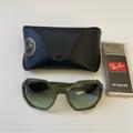 Ray-Ban Accessories | New Ray-Ban Sunglasses Shades Rb4337 64898e Military Green Square 59-21 125mm | Color: Green | Size: 59-21 125mm