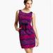 Lilly Pulitzer Dresses | Lilly Pulitzer Evie Follow The Leader Tie Front Ponte Jacquard Dress | Color: Pink/Purple | Size: L