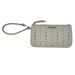 Nine West Bags | Nine West Gold And Silver Tone Studded Wristlet Clutch | Color: Cream/Silver | Size: Os