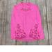 Lilly Pulitzer Tops | Lilly Pulitzer Hot Pink Blouse With Bell Sleeves And Cutouts Sz L | Color: Pink | Size: L