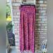 Lularoe Skirts | Lularoe Maxi Skirt Size M | Color: Black/Pink | Size: M
