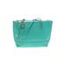 Calvin Klein Leather Shoulder Bag: Teal Bags