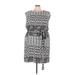 SOHO Apparel Ltd Casual Dress - Popover: Gray Jacquard Dresses - Women's Size 3X