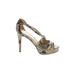 Joan & David Heels: Gray Snake Print Shoes - Women's Size 8 1/2