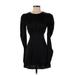 The Andamane Casual Dress: Black Jacquard Dresses - Women's Size 40