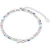s.Oliver - Fußkette Edelstahl Fußketten 1 ct Damen