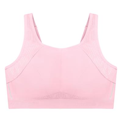 GLAMORISE - Atmungsaktiver Mesh-Sport-BH - Pink Unterwäsche Damen
