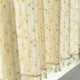 AndrCurtains-Rideau d'ombrage de poche coréen rideau floral gland pour cuisine chambre à coucher