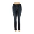 Cello Jeans Jeans - Mid/Reg Rise Skinny Leg Boyfriend: Blue Bottoms - Women's Size 9 - Dark Wash