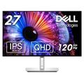 Dell U2724DE UltraSharp Thunderbolt 27 Zoll QHD (2560x1440) Monitor, 120Hz, IPS Black, 5ms, 98% DCI-P3, 2X Thunderbolt, 2X USB-C, 2X DisplayPort, HDMI, 4X USB, RJ45, 3 Jahre Garantie, Silber