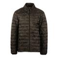 Burnside B8713 Adult Box Quilted Puffer Jacket in Black size Medium | Nylon 8713