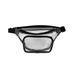 Liberty Bags 5772 Clear Fanny Pack in Black | PVC