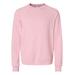 Bella + Canvas 3901 Sponge Fleece Crewneck Sweatshirt in Pink size Small | Triblend DG3901, BC3901, B3901