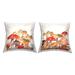 Stupell Varied Forest Mushrooms Printed Throw Pillow Set by Kim Allen (Set of 2)