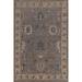 Gray Turkish Oushak Vegetable Dye Area Rug Hand-Knotted Wool Carpet - 5'10"x 8'6"