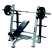 STS Olympic Incline Bench Press With Racks Silver