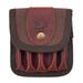 Leather with Canvas Shooting Cartridge Holder Ammo Wallet 30-06 270 WIN .308 WIN .44MAG .270 .260