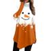 Women s High Neck Irregular Hem Snowman Christmas Print T Shirt Short Sleeve T Shirt Women Compression Shirts Fashion Shirt Women Woman Tee Shirt T Shirt Women Shirt Women Short Sleeve Tops