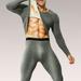 Men Winter Warm Thermal Long Johns Shirt Underwear Fleece Lined Top &Bottom Suit