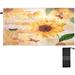 Hyjoy Beach Towels Vintage Sunflowers Butterfly Camping Towels Flower Floral Aniaml Plant Sand Free Beach Towel 30x60 Inch Large Beach Towels Quick Dry Bath Travel Towels Pool Yoga Beach Mat for Me