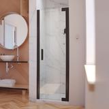 Dreamline Elegance-LS 27 - 29 in. W x 72 in. H Frameless Pivot Shower Door in Oil Rubbed Bronze SHDR-4327000-06
