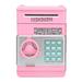 piaybook Storage Organizer Electronic Pig Bank ATM Password Money Box Cash Coins Saving Box ATM Bank Safe for Daily Use Pink