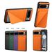 K-Lion for Google Pixel 8A Wallet Case Business Retro PU Leather Back Card Slot Kickstand Magnetic Closure Case Shockproof Ultra Slim Lightweight Hybrid Phone Cover for Google Pixel 8A Orange