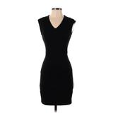 MNG Suit Casual Dress - Sheath: Black Solid Dresses - Women's Size 2X-Small