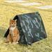 Ruimatai Clearance Pets House Outdoor Cats House Outdoor Waterproof Pet Kennel Cold-proof Tent Cats Kennel Dog Kennel Oxford Cloth Pet Bed Removable And Washable Stray Cats House Cats Kennel