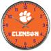 WinCraft Clemson Tigers Chrome Wall Clock