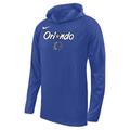 Men's Nike Blue Orlando Magic Classic Edition Performance Long Sleeve Hooded T-Shirt
