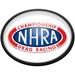 NHRA Championship Drag Racing 18'' x 14'' Slimline Illuminated Oval Wall Sign