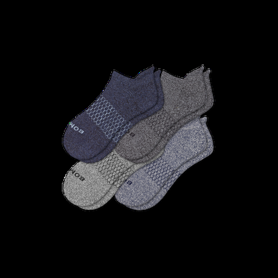 Women's Marl Ankle Sock 4-Pack - Mixed 4 - Small - Bombas