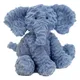 Jellycat Fuddlewuddle Elephant Baby Soft Toy, Blue