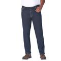 Men's Big & Tall Liberty Blues™ Relaxed-Fit Stretch 5-Pocket Jeans by Liberty Blues in Dark Indigo (Size 56 38)