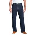 Men's Big & Tall Liberty Blues™ Loose Fit 5-Pocket Stretch Jeans by Liberty Blues in Dark Indigo (Size 52 38)