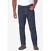 Men's Big & Tall Liberty Blues™ Relaxed-Fit Stretch 5-Pocket Jeans by Liberty Blues in Dark Indigo (Size 52 38)