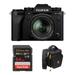 FUJIFILM X-T5 Mirrorless Camera with 18-55mm Lens and Accessories Kit (Black) 16783082