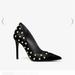 Michael Kors Shoes | Michael Kors Keke Toe Tap Cap Studs Shoe Brand Newnew Without Box | Color: Black | Size: 7.5