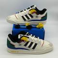 Adidas Shoes | Men's Adidas Forum Exhibit Low Fb Size 16 #Gw9629 Basketball/Lifestyle Shoe Nib | Color: White | Size: 16