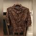 Ralph Lauren Tops | Brand New Ralph Lauren Women’s Leopard Print Puff Short Sleeve Button Down | Color: Brown/Tan | Size: L