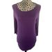 Michael Kors Tops | Michael Kors Top M Women Purple Classic Core New Round Neck Bodycon New | Color: Purple | Size: M