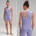 Lululemon Athletica Tops | Lululemon Shoulder Cut Out Yoga Tank Top In Dark Lavender | Color: Purple | Size: 8