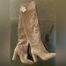 Zara Shoes | High Heel Lace-Up Boot | Color: Tan | Size: 6.5