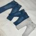 Zara Bottoms | 3 Pair Zara Baby Jeans Bundle Euc 3/6 Months And 12:/18 Months | Color: Black/Blue | Size: 3-6mb