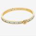 Kate Spade Jewelry | Kate Spade Dot Hinged Bangle Bracelet | Color: Gold/Green | Size: Os