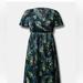 Torrid Dresses | Midi Flutter Sleeve Dress Polka Dot | Color: Blue/Green | Size: 2x