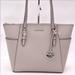 Michael Kors Bags | Michael Kors Charlotte Satchel Shoulder Bag Grey | Color: Gray/Silver | Size: Os